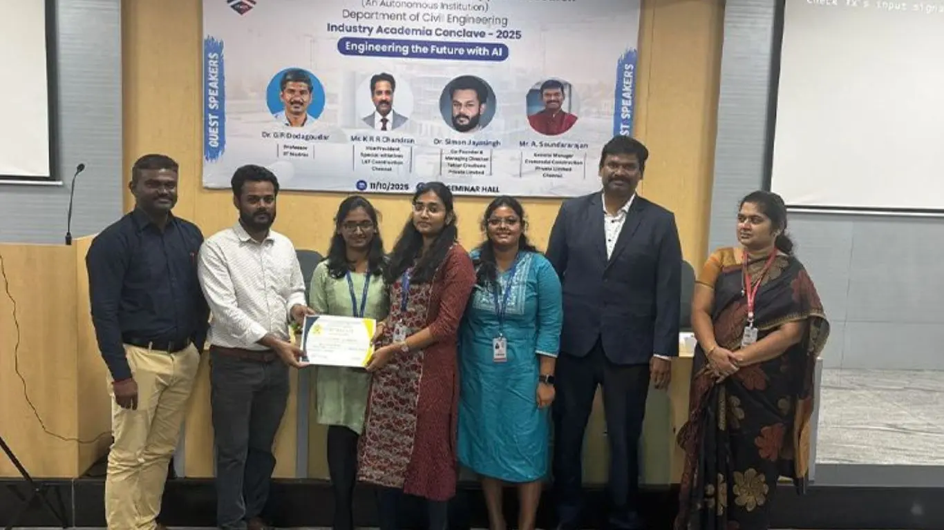 Industry–Academia Conclave 2025 – Jury Member for Civil Engineering Project Expo 02