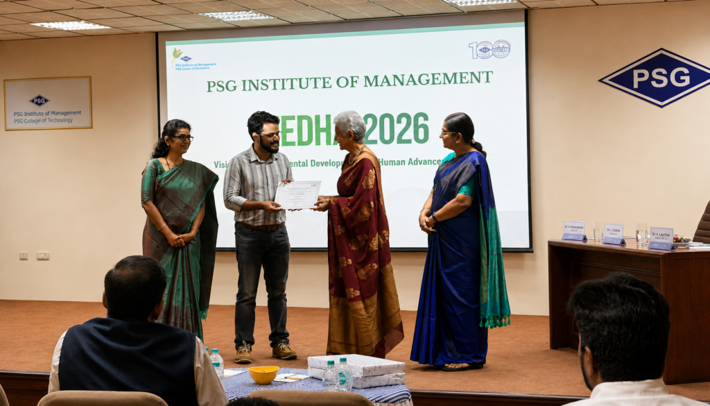VEDHA 2026 – Vision for Environmental Development and Human Advancement At PSG ITECH,Coimbatore