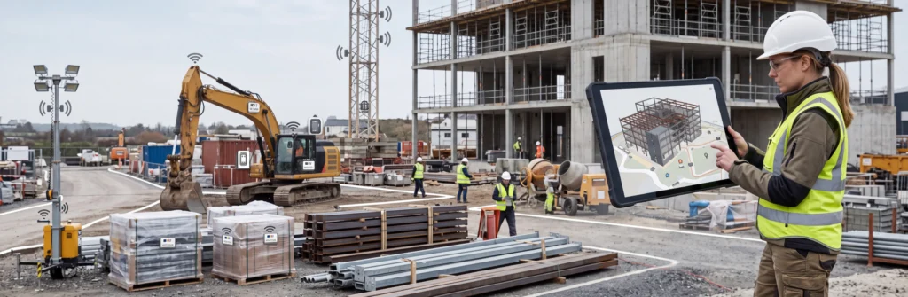 Integrating BIM, IoT, and GIS for Smarter Construction Resource Monitoring