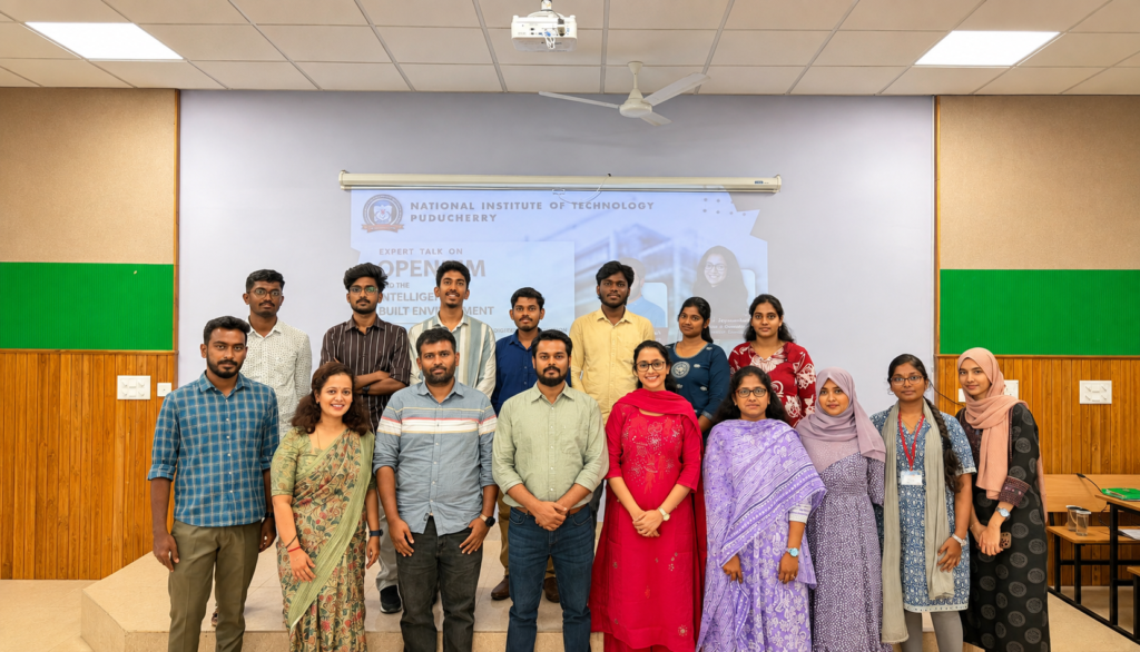 Workshop on OpenBIM & The Intelligent Built Environment At NIT Puducherry