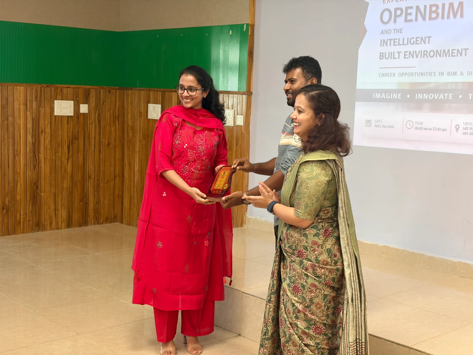 OpenBIM and intelligent built environment event award seremony